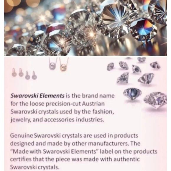 Crystals By Swarovski 14k Gold Overlay 4‎ Stone Marquise Multicolor Ring NEW - Picture 6 of 7